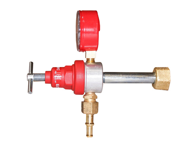 Редуктор пропановый БПО-5-3-У (давл. 2,5/0,3 МПа, 5м3/ч, ф9мм) в пакете (ООО "РЕДИУС 168")