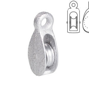 Блок одинарный металл 25 мм STARFIX