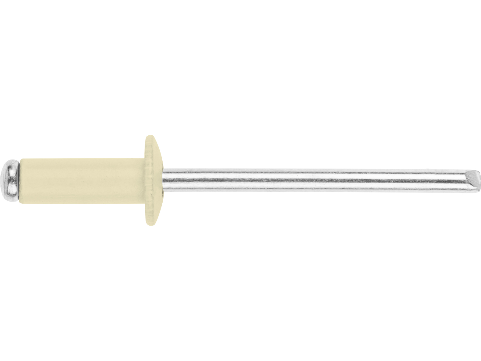 Заклепка вытяжная 4.0х10 мм алюминий/сталь, RAL 1015 (200 шт в пласт. конт.) STARFIX