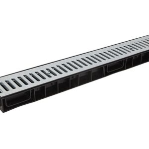 Лоток STANDART 100.65 h69 с решеткой стальной, Ecoteck, РБ
