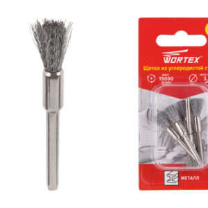Щетка из углеродистой стали 5 мм WORTEX