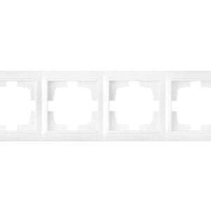 Рамка 4-местная белая, Стиль, Bylectrica