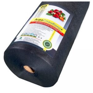 Спанбонд No60 черный рулон 3.2 м, 1 м. пог. (150 м. пог. рулон)