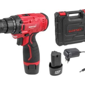 Аккум. дрель-шуруповерт WORTEX LX BD 1215 Li в чем. 12 В, 25 Н*м, 2х1.5 А*ч, БЗП 10 мм