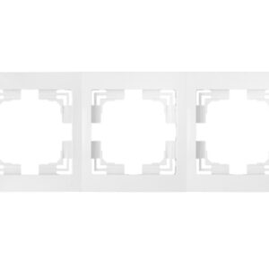Рамка 3-местная белая, Уют, Bylectrica