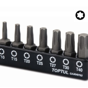 Набор бит TORX Т10-Т40 7шт. TOPTUL
