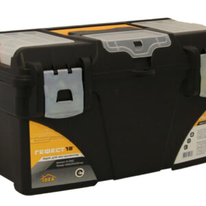 Ящик для инструмента пластмассовый ГЕФЕСТ 18" мет.замки ( с коробками) IDEA