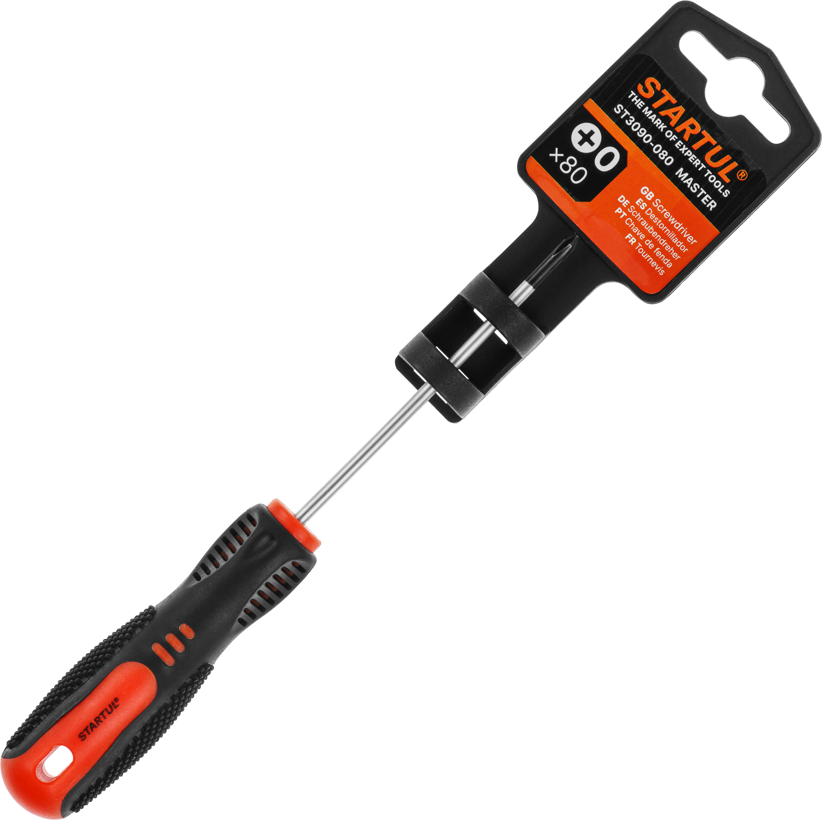 Отвертка "+" No0 80мм PH STARTUL MASTER (ST3090-080)
