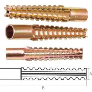 Дюбель для газосиликатных блоков 8х38 мм MUD (100 шт в карт. уп.) STARFIX