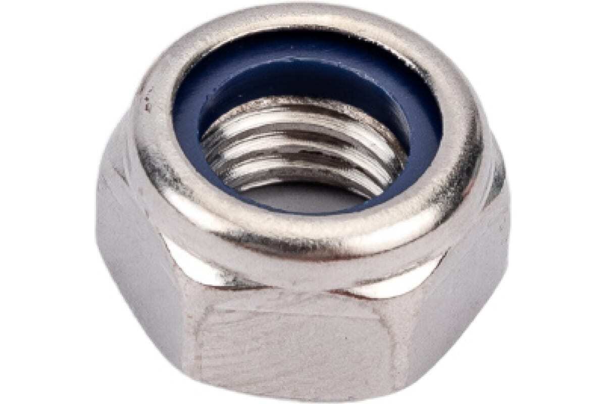 Гайка М12 со стопорным кольцом, нерж.сталь (А2), DIN 985 (5 шт в зип-локе) STARFIX