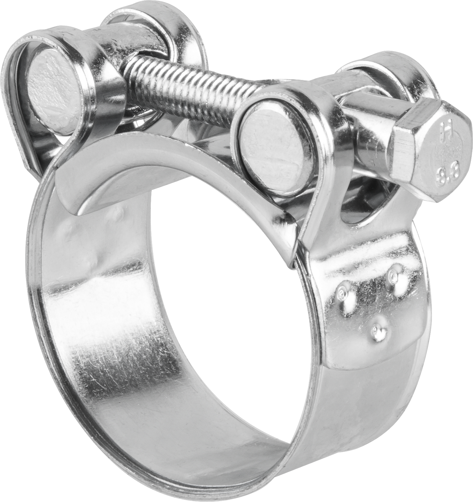 Хомут силовой 32-35мм, цинк (20 шт в пакете) STARFIX