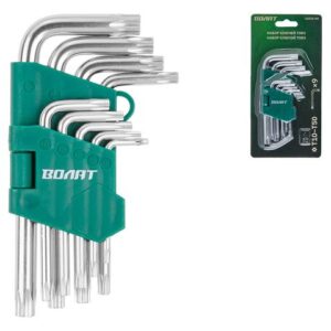 Набор ключей Torx T10-T50 9шт коротких ВОЛАТ