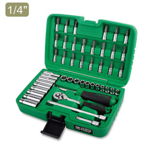 Набор головок 1/4" 4-13мм 46предм. 6гр. TOPTUL