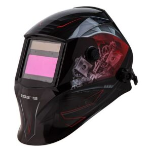 Щиток сварщика с самозатемняющимся светофильтром Solaris ASF520S (Car Master красный)