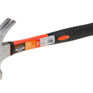 Молоток-гвоздодер 450г с магнитом, фибергл.рукоятка STARTUL MASTER (ST2002-01)