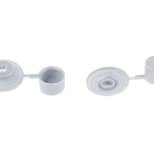 Шайба кровельная с колпачком серая (250шт в пакете)