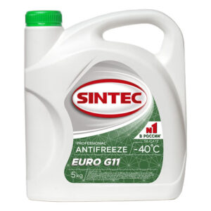 Антифриз Sintec-40 G11 Euro (зеленый) 5кг