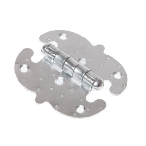 Петля 90 мм фигурная, белый цинк STARFIX