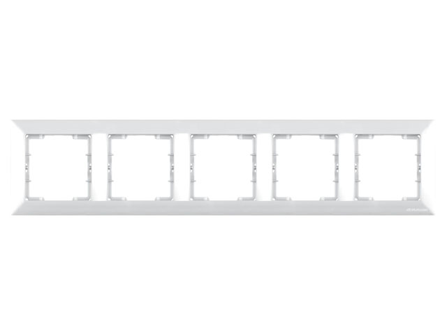 Рамка 5-ая горизонтальная белая, DARIA, MUTLUSAN