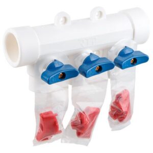 Коллектор с шар. краном универс. PPR 32х20/3, РТП