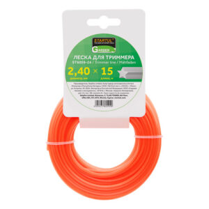 Леска ф 2.4 мм х 15 м "звездочка" STARTUL GARDEN