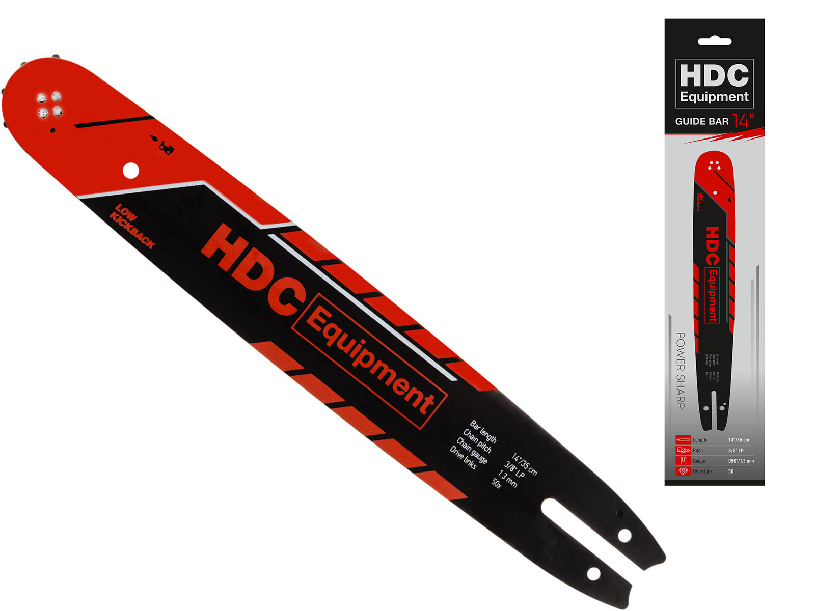 Шина 35 см 14" 3/8" LP 1.3 мм HDC