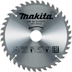 Диск пильный 190х30 мм 40 зуб. по дереву MAKITA