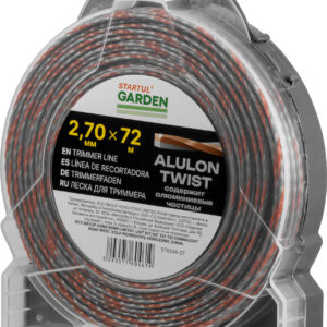 Леска ф 2.7 мм х 72 м витой квадрат сеч. ALULON TWIST STARTUL GARDEN