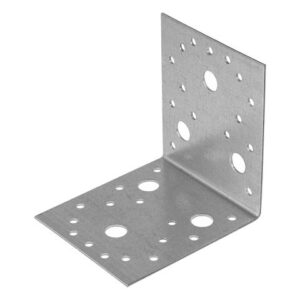 Уголок крепежный 90х100х100 мм KU 2.5 мм белый цинк STARFIX