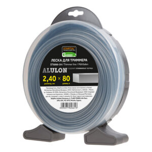 Леска ф 2.4 мм х 80 м квадратн. сеч. ALULON STARTUL GARDEN