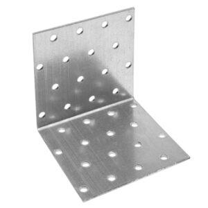 Уголок крепежный равносторонний 80х80х80 мм KUR белый цинк STARFIX