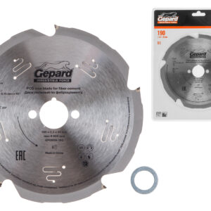 Диск пильный 190х30/20 мм по фиброцементу GEPARD