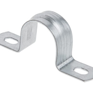 Скоба металлическая двухлапковая d 16-17 мм (50шт) Юпитер