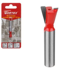 Фреза пазовая  "ласточкин хвост" 12,7х12,7 мм WORTEX