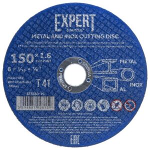 Круг отрезной 150х1.6x22.2 мм для металла и нерж. стали EXPERT STARTUL