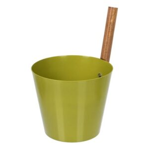 Бадья из алюминия 5 л, оливковая "Банные штучки"