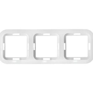 Рамка 3-местная белая, Гармония, BYLECTRICA