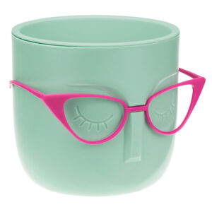 Кашпо МАРИ D115мм со вставкой (фисташковый) IDEA