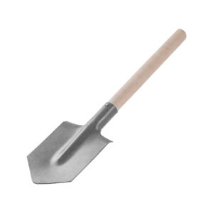 Лопата автомобильная деревянный черенок