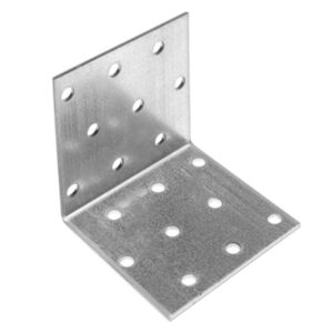 Уголок крепежный равносторонний 60х60х60 мм KUR белый цинк STARFIX