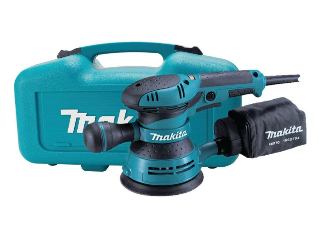 Эксцентриковая шлифмашина MAKITA BO 5041 K в чем.
