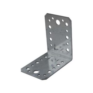 Уголок крепежный 65х90х90 мм  1.8 мм  белый цинк STARFIX