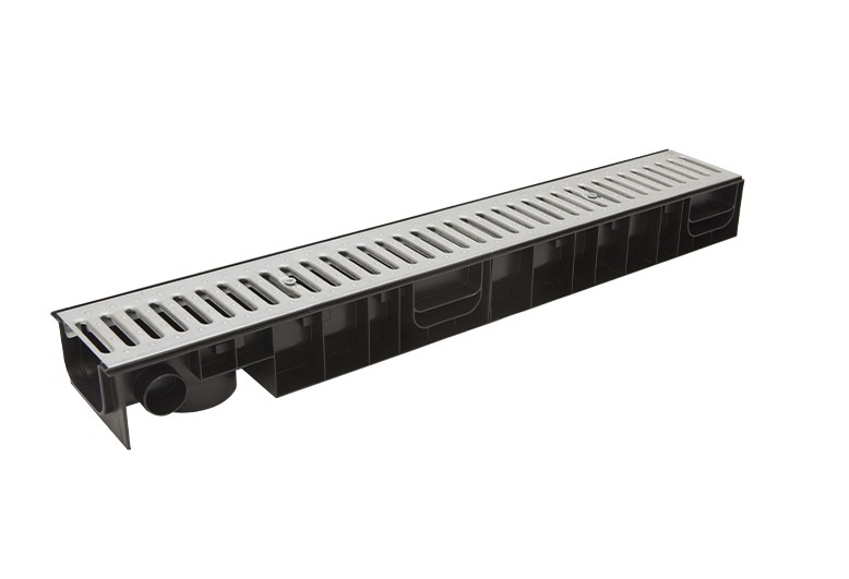 Лоток STANDART 100.95 h99 с решеткой стальной, Ecoteck, РБ