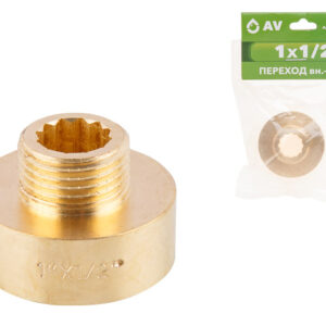 Переход 1" вн. х 1/2" нар., AV Engineering (инд. упак.)