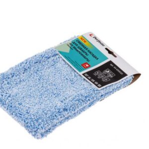 Сменная насадка для швабры из микрофибры, голубая, PERFECTO LINEA
