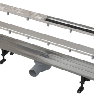 Водоотводящий желоб с двойной решеткой 850, Alcaplast