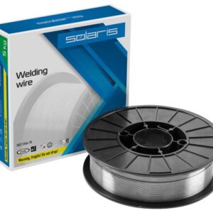 Проволока сварочная FLUX E71T-GS ф0,8мм (сварка без газа) (катушка 5кг) SOLARIS