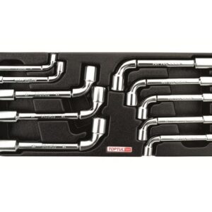 Набор-сет ключей трубчатых 8-19мм TOPTUL