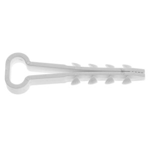 Дюбель-хомут для прямоугольного кабеля 10х5 мм белый (100 шт в пласт. конт.) STARFIX