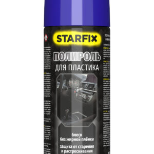 Полироль для пластика STARFIX новая машина (аэрозоль) 650 мл
